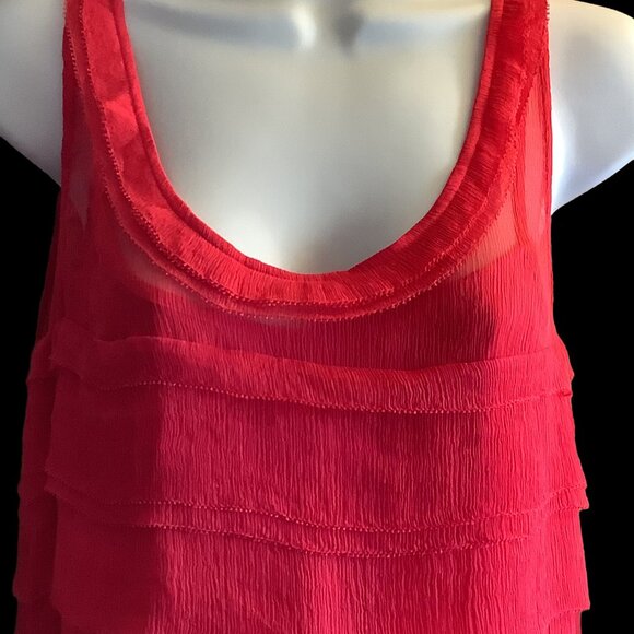 NWT DKNY Red Slip Dress Size: 8 - Picture 2 of 11
